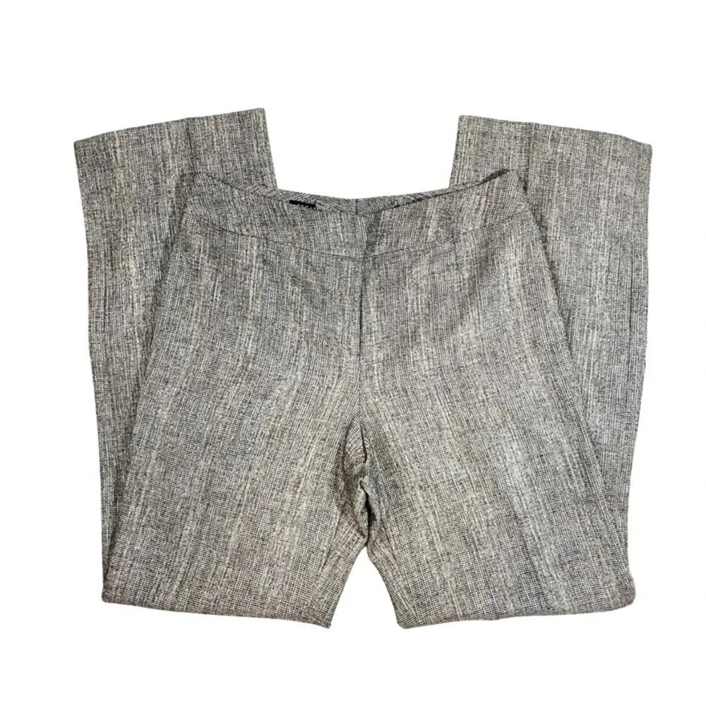 Escada Plaid High Waist Plaid Pants